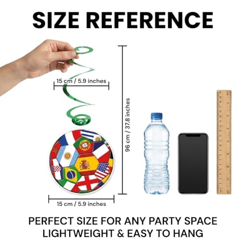 30-Pack Soccer Party Decorations - Football Theme Supplies