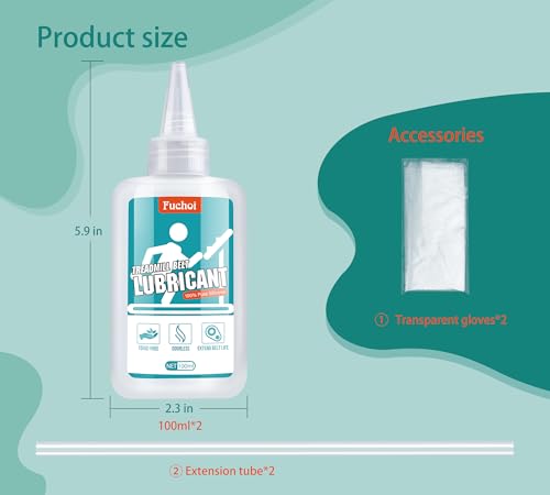Premium Treadmill Lubricant 200ml - 100% Pure Silicone Oil