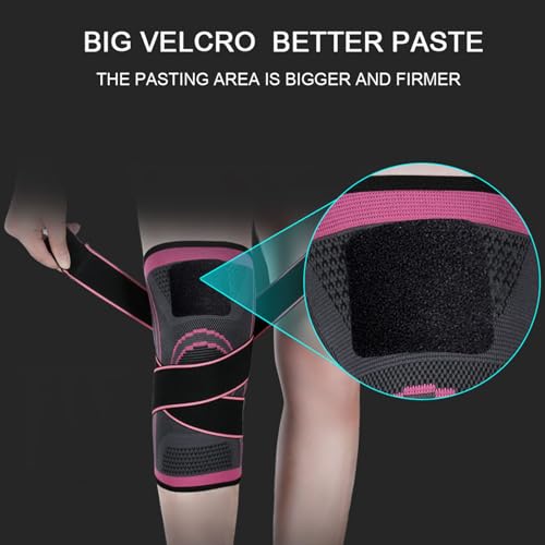 Vitoki Pink Knee Braces for Pain Relief – Compression Sleeve, Size S, 1 Pack