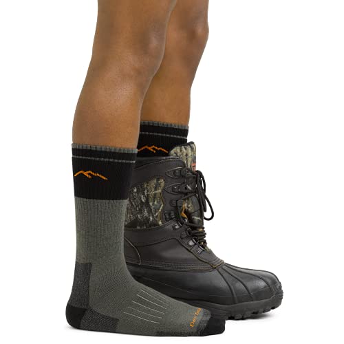 Darn Tough Hunter Boot Heavyweight with Full Cushion Sock, Style 2101, Forest, Large