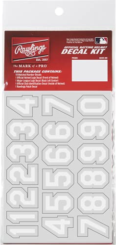 Authentic Baseball Helmet Decal Kit - Los Angeles Dodgers