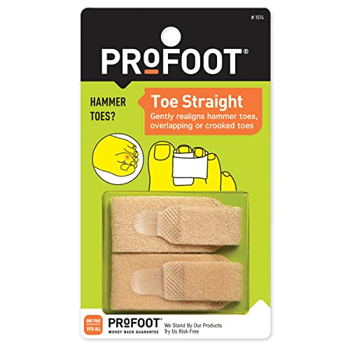 Toe Straightener Hammertoe Wrap for Pain Relief - 1 Pair