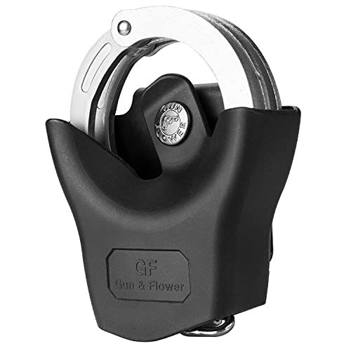 GUN & FLOWER Handcuff Pouch for ASP & S&W - Tactical Duty Belt Holder