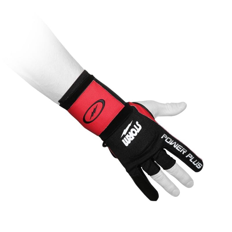 Storm Power Plus Glove Right Hand Medium Black/Red - Customizable Sports Wrist Support