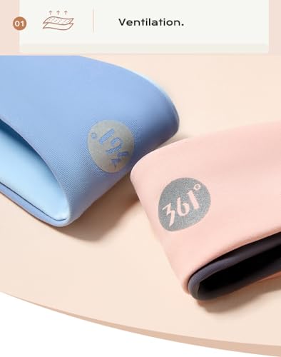 Cooling Sports Headband - Moisture Wicking Non-Slip Workout Band - Pink