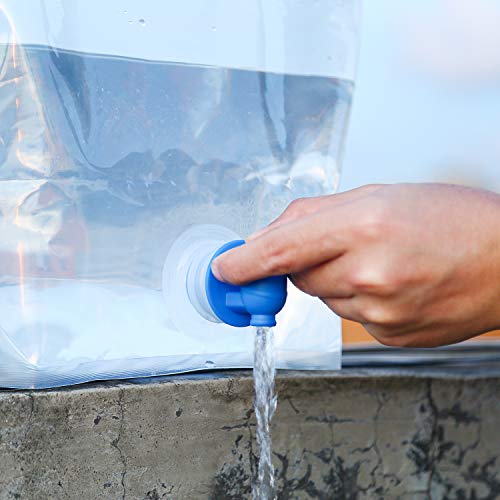 Collapsible Water Container - 166.4 Ounces, BPA Free Plastic Jug