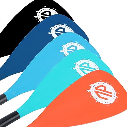 3-Piece Adjustable Kayak Paddle - Lightweight Blue Oars