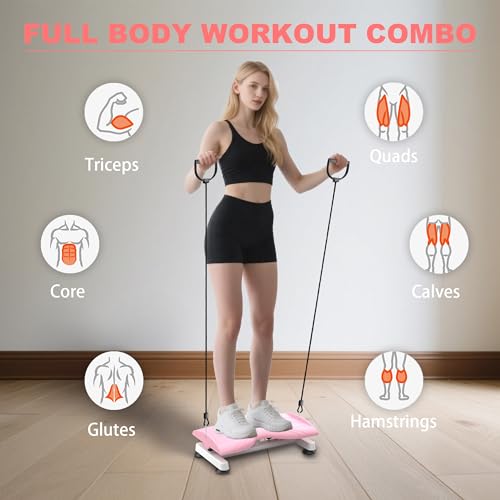 Noiseless Waist Twister Board - 300 lbs Capacity for Core Workout