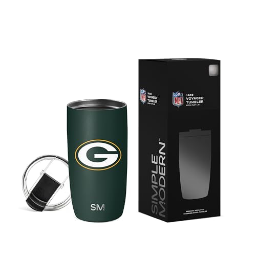 NFL Green Bay Packers Insulated Coffee Mug with Flip Lid - 16oz