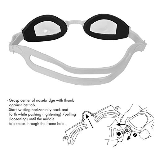 TYR Adult Team Sprint Performance Swim Goggles - Clear Lens