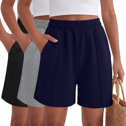 Girls' Athletic Shorts - 3 Pack Summer Set