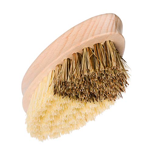 Redecker Vegetable Brush Set of 2 - Tampico & Union Fiber, 5.3 Inch Kitchen Cleaning Tools