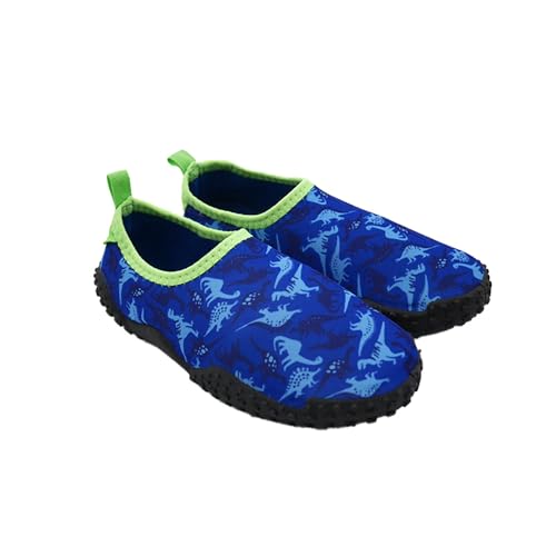 Non-Slip Toddler Water Shoes for Beach and Pool - 6 Toddler Blue Dino