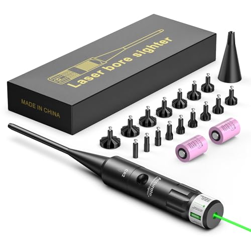 Green & Red Dot Bore Sight Kit for .17 to 12GA Caliber