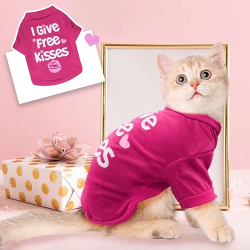 Small Dog Shirts - 3 Pack Soft Cotton Tees for Girls - XS