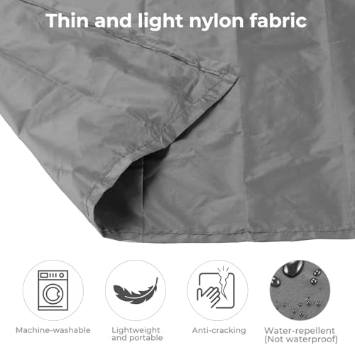 Compact Sand-Proof Picnic Blanket 43x55" - Gray (Black Pack)