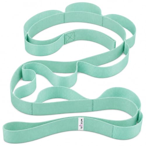 Stretching Strap with 10 Loops - Light Green Polypropylene 1.5" W