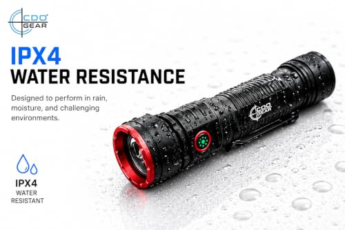 Tactical Flashlight with Power Bank - 2000 Lumens, Waterproof
