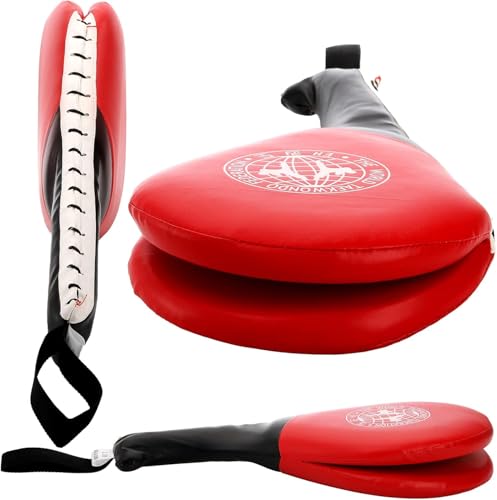 Frcctre 2 Pack Taekwondo Kick Pads - Durable Martial Arts Striking Targets for Karate & Kickboxing