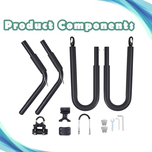 Bicycle Surfboard Rack - Adjustable Bike Holder for SUPs & Longboards