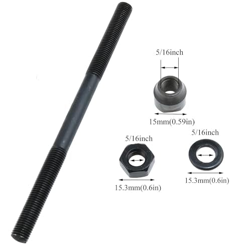 154mm Multi-Speed Front Hub Axle - 3/8 Inch, 26tpi, Kit - 130mm Variation