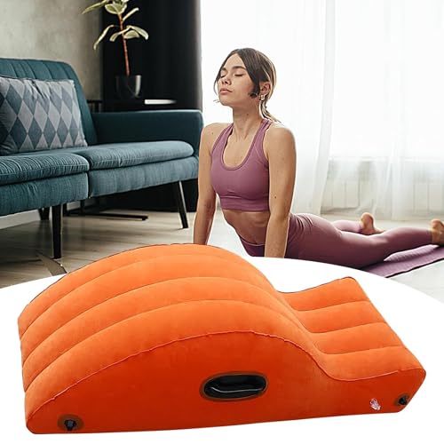Inflatable Yoga Chaise Lounge - Portable Support Chair for Yoga