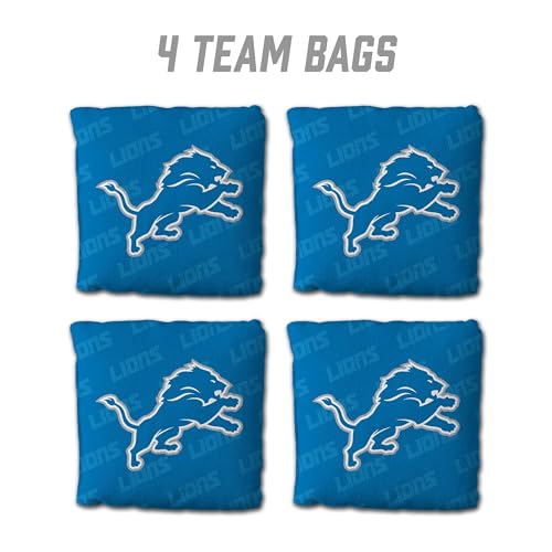 Cornhole Bags Set - 4PK Detroit Lions - Grey & Blue