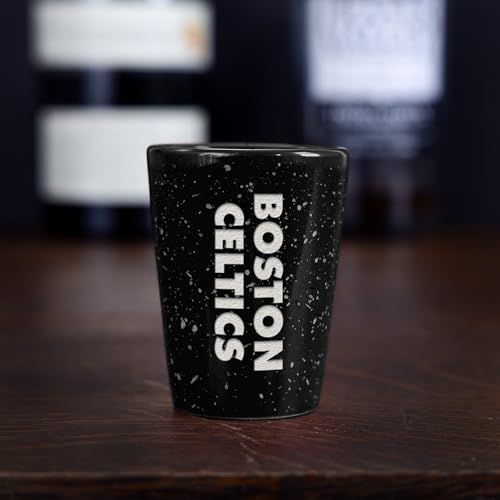 NBA Boston Celtics 2oz Ceramic Shot Glass - Black