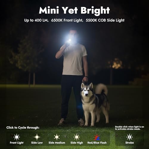 WARSUN T7 PRO Rechargeable LED EDC Flashlight, Compact Pocket Light with Magnetic Base