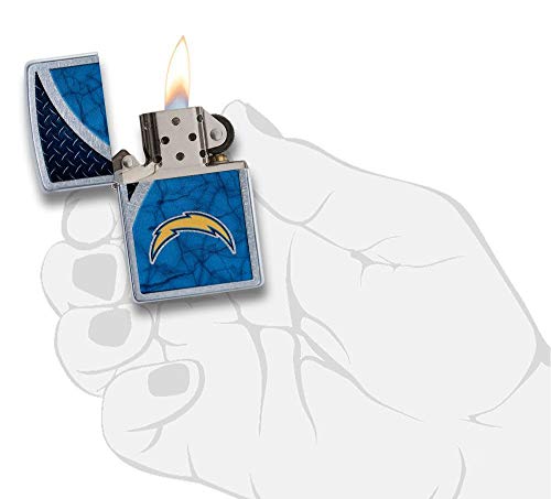NFL San Diego Chargers Windproof Pocket Lighter - Chrome