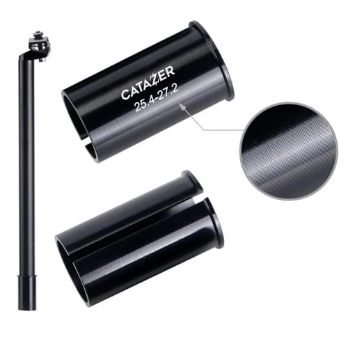 Bicycle Seatpost Shim Adapter - 25.4mm to 27.2mm, 60mm Length