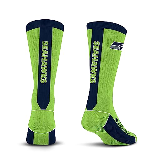 Seattle Seahawks MVP Crew Socks - Medium Team Color