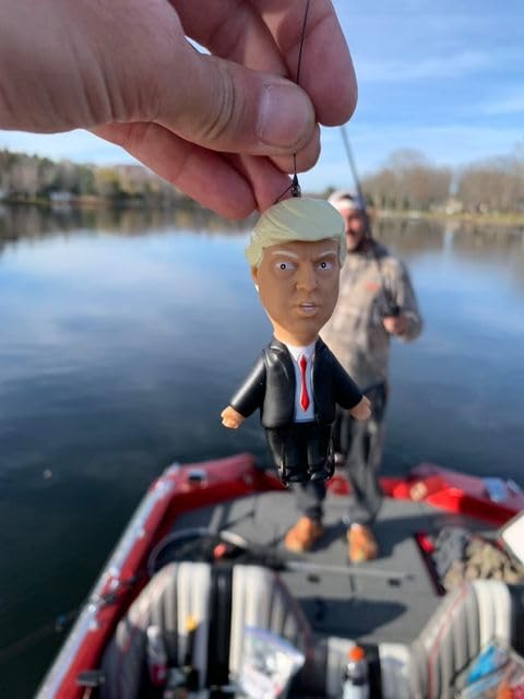 A LIST LURES Trump Topwater Fishing Lure – 4.25" Floating Treble Hook Lure, Novelty Bass & Saltwater Bait (Single)