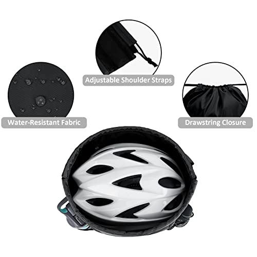 WANDF Drawstring Gym Backpack with Shoulder Pad - Lightweight Sports Bag