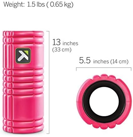 TriggerPoint Grid 1.0 Foam Roller - 13" Multi-Density Massage Tool for Deep Tissue Recovery | Relieves Muscle Tightness & Improves Mobility