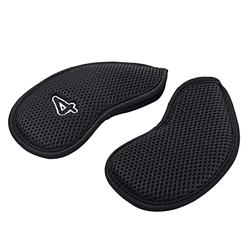 Golf Builder Mesh Iron Covers Set - 12 Pcs Black Golf Club Protection