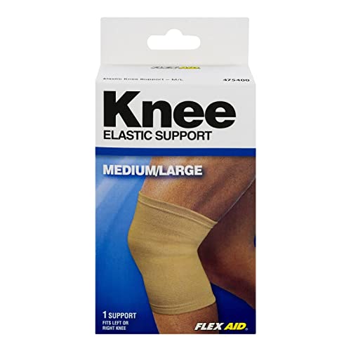 Elastic Knee Support Brace - Contoured Compression Sleeve for Sore Knees