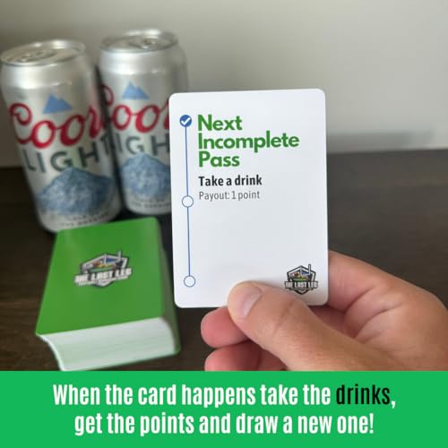 Football Drinking Game - Beer Pressure The Last Leg with 100 Cards