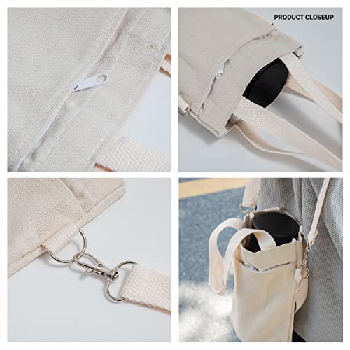 Insulated Water Bottle Carrier Bag - Portable Tote with Handle