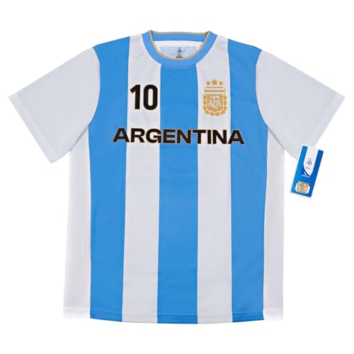Argentina Soccer Fan Pack - 3-Piece Set with Shirt, Shorts & Socks