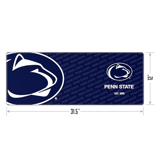 NCAA Penn State Nittany Lions Desk Pad - Non-Slip Rubber, 31.5" x 12"