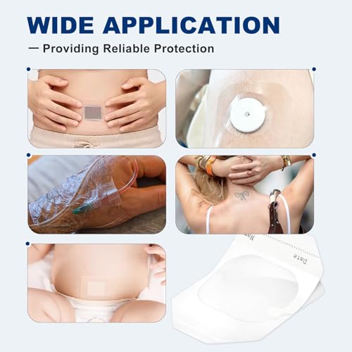 Ceeport Waterproof Transparent Adhesive Dressings 2.36 x 2.75 inches, 100 Pack