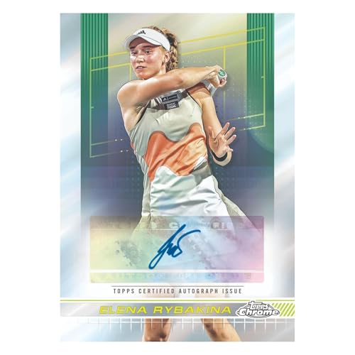 2024 Topps Chrome Tennis Trading Card Blaster Box - Collectible Sports Card Pack