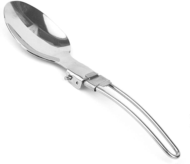 Portable 3-in-1 Folding Cutlery Set - Stainless Steel Utensils