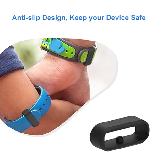 Silicone Security Fastener Rings for Fitness Trackers - 10 Pack