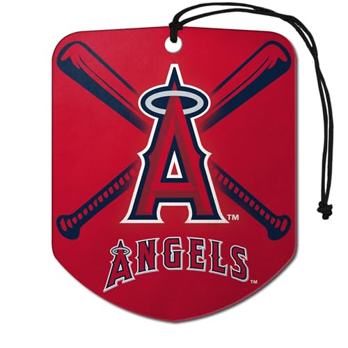 Los Angeles Angels Car Air Freshener - 2 Pack, Black Ice Scent