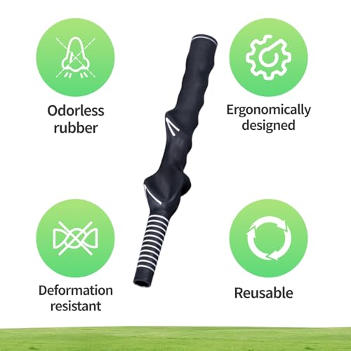 Right-Hand Golf Swing Training Grip - Rubber Practice Aid for Beginners
