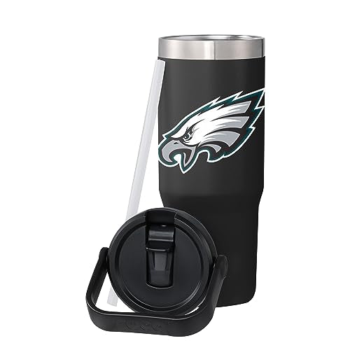 Insulated Travel Mug with Straw - 30oz Team Logo Tumbler