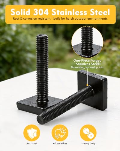 T Slot Bolts for Roof Rack Cross Bars - M6x35mm, 12 Pack