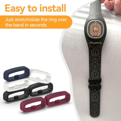 6-Pack Silicone Clips for Disney Magic Band - Security Holders